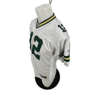 Reebok XL 16-18 Boy Green Bay Packers Aaron Rodgers #12 NFL Football Jersey AB5